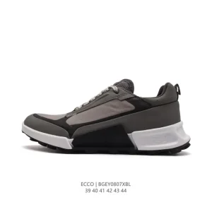 ECCO Men's Casual Sneakers Lightweight Breathable Lace-Up Shoes