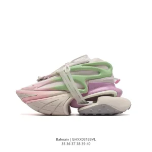 Balmain Low-Top Lace-Up Casual Sneakers Men Women