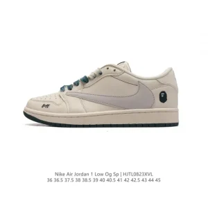 Jordan Air 1 Low OG SP Military Blue Reverse Swoosh TS Fragment Replica