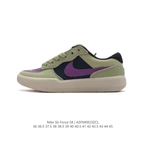 Nike SB Force 58 Skateboarding Shoe with Cupsole and Ventilation