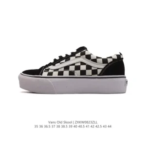 Vans OG Old Skool Low-Top Skate Shoe in Classic Black and White