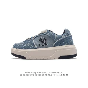 MLB Chunky Liner Basic Retro Street Canvas Shoes Unisex Casual Sneakers