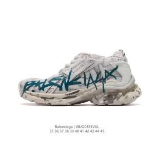 Balenciaga Runner 7.0 Vintage Distressed Sneakers