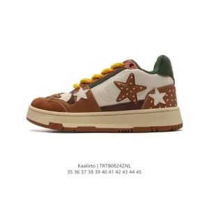 Kaalixto Star Chunky Sole Platform Sneakers Unisex Fashion Shoes