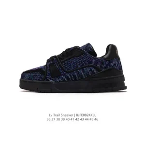 Louis Vuitton Trainer Sneaker Low Full Diamond Luxury Edition