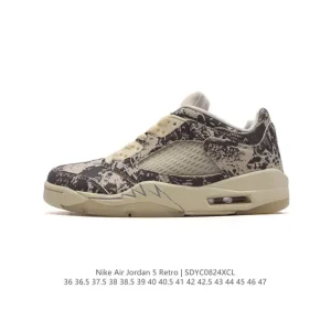 Jordan Air 5 Retro Low Cut Basketball Shoes Team Jordan Edition