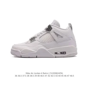 Jordan Air 4 Retro OG Black Cement Men's Basketball Shoes