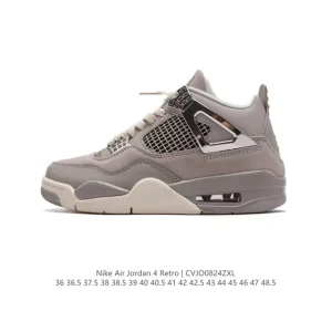 Jordan Air 4 Retro OG Black Cement Men's Basketball Shoes