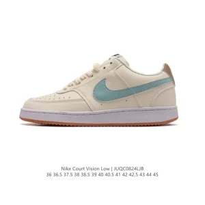 Nike Court Vision Low Vintage Leather Basketball Sneakers for Men and Women