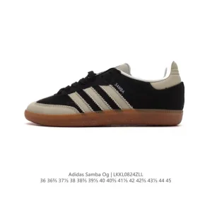 Adidas Originals Samba OG Shoes Classic White Leather Sneakers
