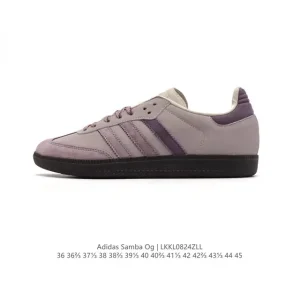 Adidas Samba OG Classic Leather Sneakers White T-Toe Shoes