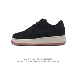 Nike Air Force 1 07 Low White Leather Sneakers for Men and Women