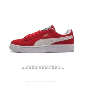 Puma Basket Classic Leather Unisex Casual Sneakers for Men and Women