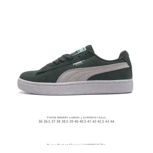 Puma Basket Classic Leather Unisex Casual Sneakers for Men and Women