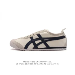 ASICS Onitsuka Tiger Mexico 66 Classic Vintage Canvas Sneakers