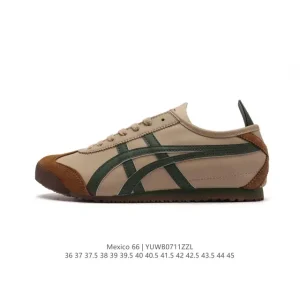 ASICS Onitsuka Tiger Mexico 66 Classic Retro Leather Sneakers