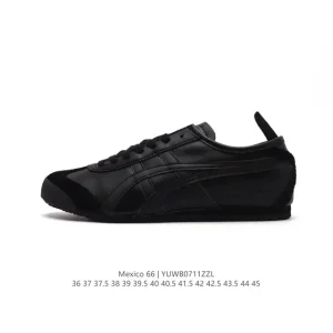 ASICS Onitsuka Tiger Mexico 66 Classic Vintage Leather Sneakers