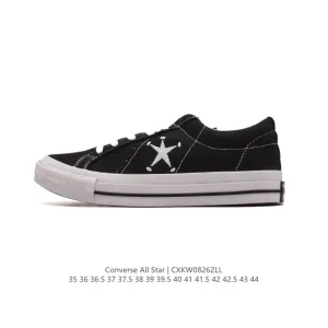 Converse All Star Low Leather Unisex Casual Sneakers Vintage Style