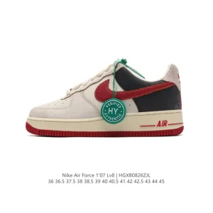Nike Air Force 1 Low 07 White Leather Casual Sneakers