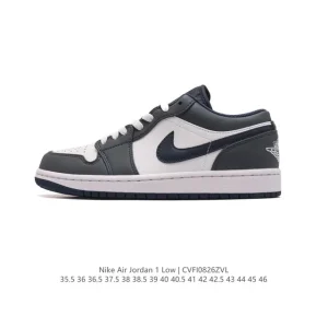 Jordan Air 1 Low Retro C0774 Vintage Leather Basketball Shoes