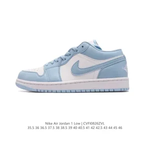 Jordan Air Jordan 1 Low Retro Classic Leather Basketball Shoes