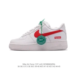 Nike Air Force 1 Low 07 Men's Casual Leather Sneakers with Air Cushion Sole