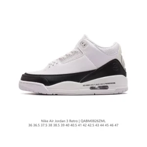 Jordan Air 3 Retro SE Men's Basketball Shoes White Red