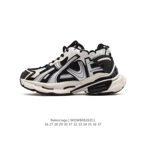 Balenciaga Runner 7.0 Kids Shoes Vintage Running Sneakers for Children