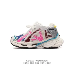 Balenciaga Runner 7.0 Kids Sneakers Retro Vintage Style