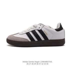Adidas Samba Vegan Kids Shoes Retro Training Shoes for Boys and Girls