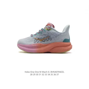Hoka Mach 6 Kids Running Shoes for School Season - Lightweight & Responsive