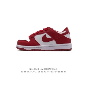 Nike SB Dunk Low Pro Kids Shoes Vintage Leather Skateboarding Sneakers