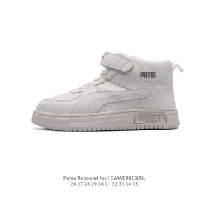 Puma Rebound Joy Kids High-Top Sneakers for Boys and Girls