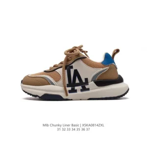 MLB Chunky Runner Liner Low-Top Chunky Sole Retro Running Shoes for Kids