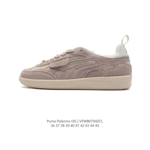 PUMA Palermo OG Army Trainer Low Cut Leather Sneakers for Men and Women