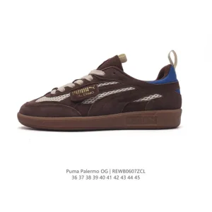 PUMA Palermo OG Army Trainer Vintage Leather Sneakers