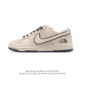 Nike Dunk Low Retro Vintage Skateboarding Shoes with Canvas Upper