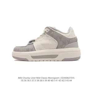 MLB Chunky Liner Mid Retro Street Sneakers with Reflective Details