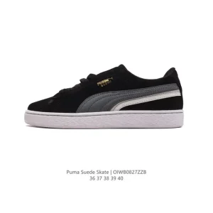 PUMA Suede Skate Low Top Retro Lightweight Breathable Skateboarding Shoes for Women