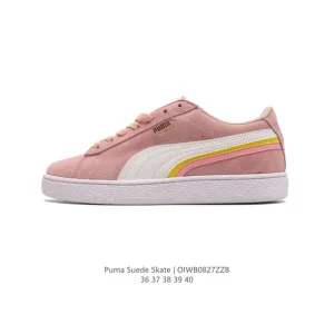 PUMA Suede Skate Low Top Retro Lightweight Breathable Skate Shoes for Women