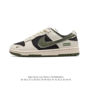 Supreme x Nike Dunk Low Skateboarding Shoes - Limited Edition Custom Design