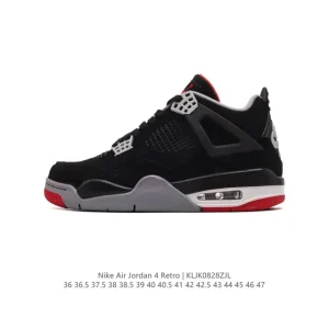 Jordan Air 4 Retro OG Men's Basketball Shoes Black Cement