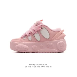 Puma Women's Low-Top Platform Sneakers with Cushioning and Retro Design