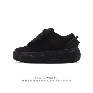 PUMA Unisex Sporty Low-Top Sneakers with Cushioning and Thick Sole