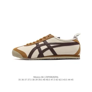 ASICS Onitsuka Tiger Mexico 66 Classic Retro Leather Sneakers