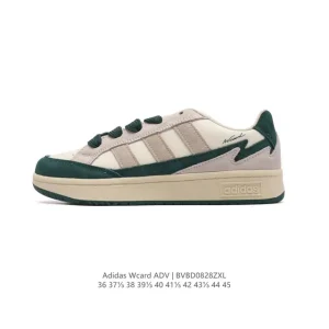 Adidas Wcard Campus Classic Retro Low-Top Leather Sneakers for Men and Women
