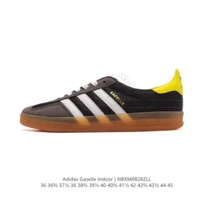 Adidas Originals Gazelle Indoor Retro Leather Canvas Sneakers