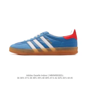 Adidas Originals Gazelle Indoor Retro Leather Canvas Sneakers