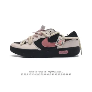 Nike SB Force 58 Skateboarding Shoes with Cupsole and Ventilation