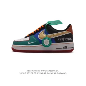 Nike Air Force 1 Low 07 White Leather Casual Sneakers for Men and Women